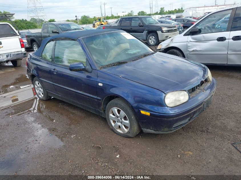 3VWDC21V82M809922 | 2002 VOLKSWAGEN CABRIO