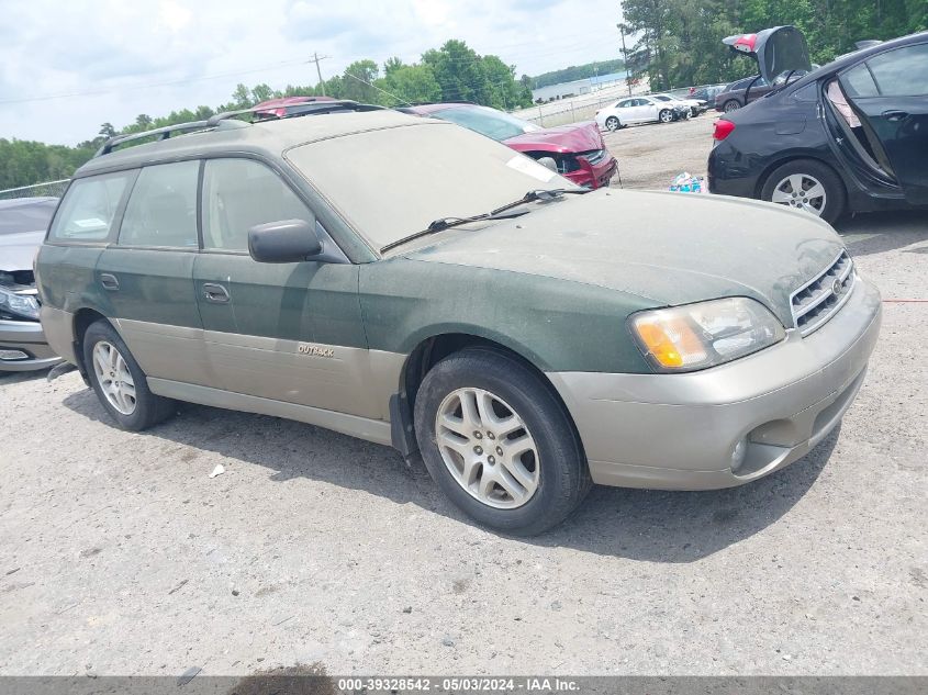 4S3BH6654Y7631862 | 2000 SUBARU OUTBACK