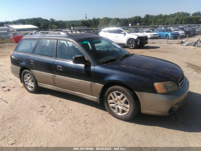 4S3BH675627657269 | 2002 SUBARU OUTBACK