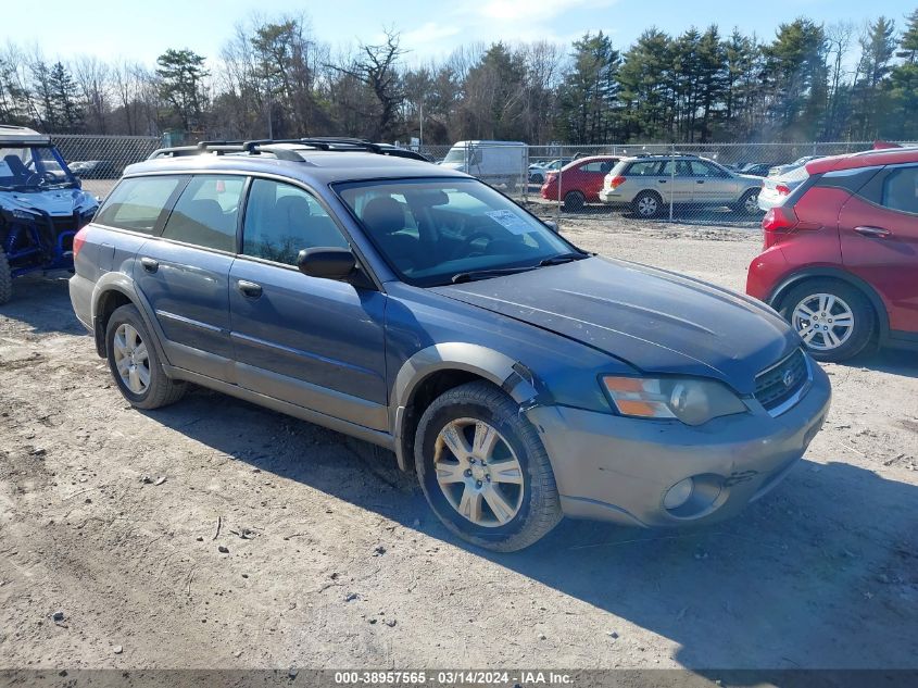 4S4BP61C657393822 | 2005 SUBARU OUTBACK