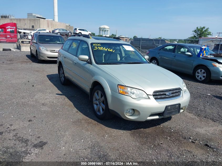 4S4BP62C767340076 | 2006 SUBARU OUTBACK