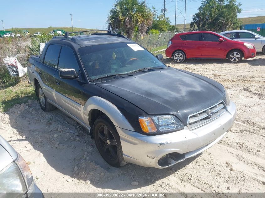 4S4BT61C337108485 | 2003 SUBARU BAJA