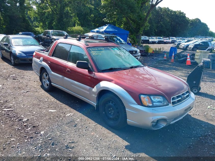 4S4BT61C537100730 | 2003 SUBARU BAJA