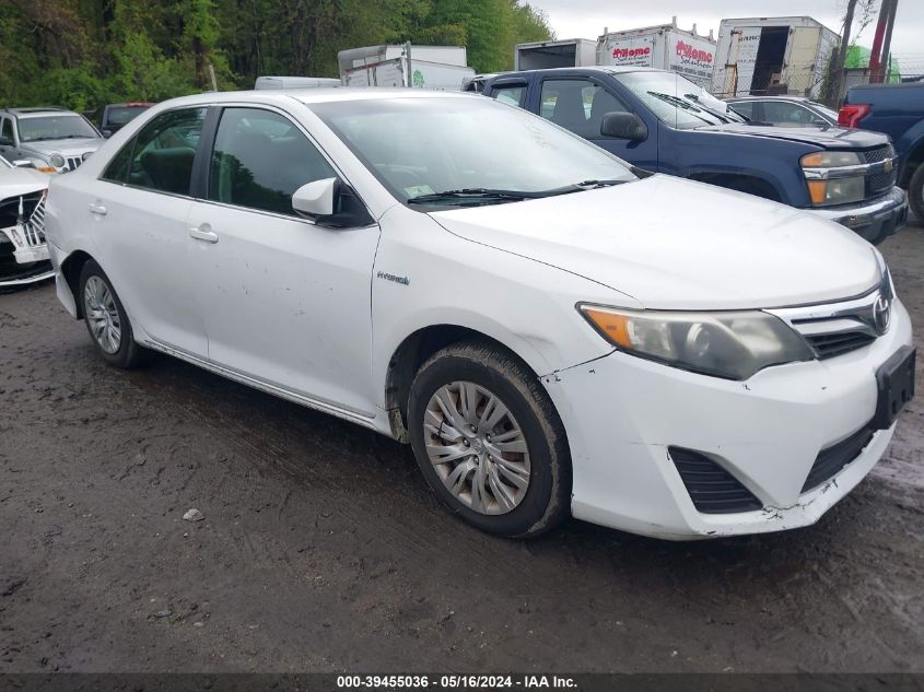 4T1BD1FK2EU123841 | 2014 TOYOTA CAMRY HYBRID