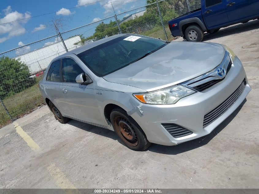 4T1BD1FK7DU065451 | 2013 TOYOTA CAMRY HYBRID