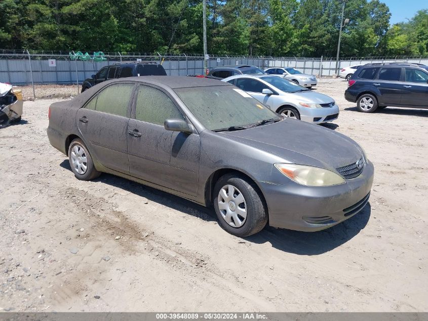 4T1BE32K52U584249 | 2002 TOYOTA CAMRY