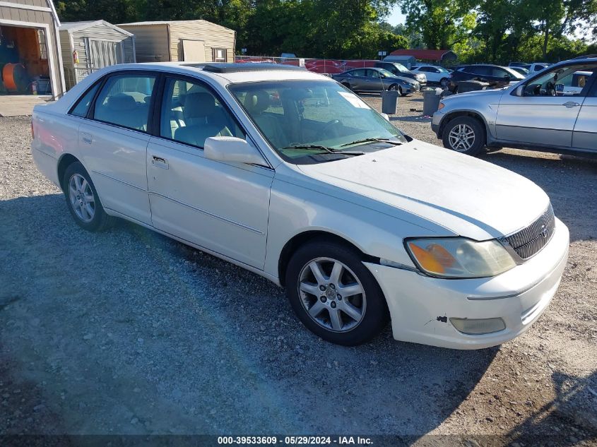 4T1BF28B01U189733 | 2001 TOYOTA AVALON