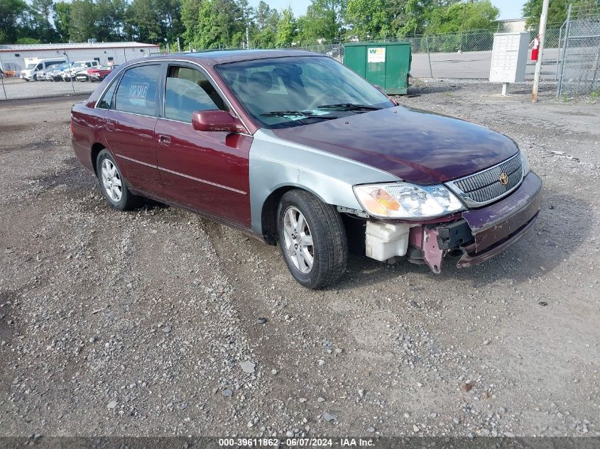 4T1BF28B14U363846 | 2004 TOYOTA AVALON