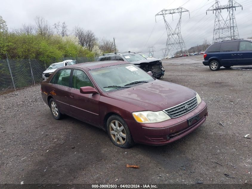 4T1BF28B23U284135 | 2003 TOYOTA AVALON