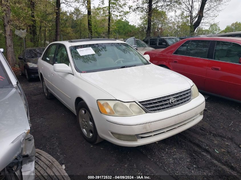 4T1BF28B44U350413 | 2004 TOYOTA AVALON