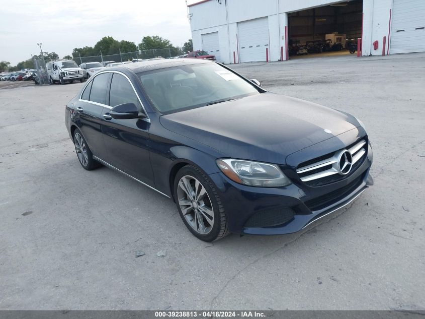 55SWF4JB0GU169123 | 2016 MERCEDES-BENZ C 300