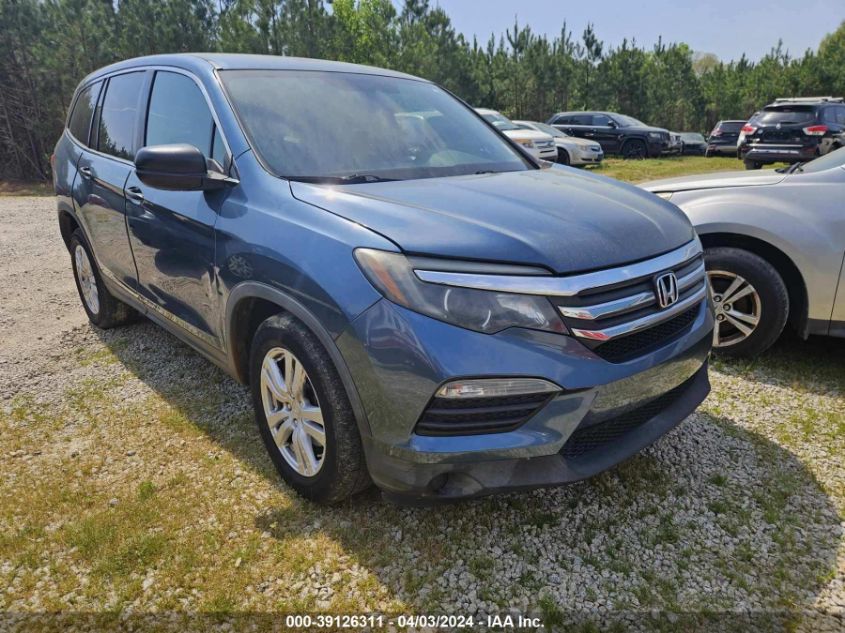 5FNYF5H16HB035957 | 2017 HONDA PILOT