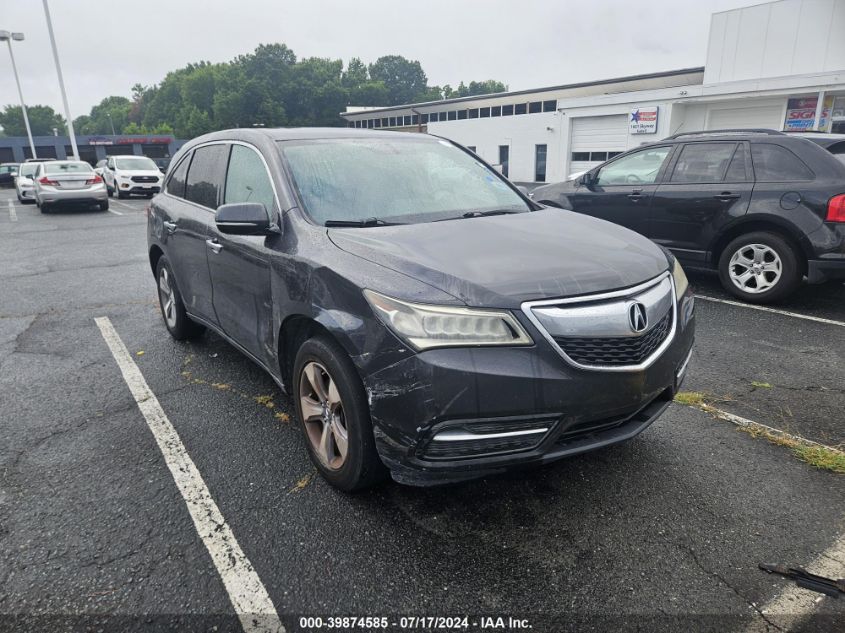 5FRYD3H25GB002643 | 2016 ACURA MDX