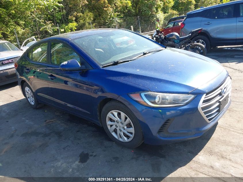 5NPD74LF1HH132056 | 2017 HYUNDAI ELANTRA