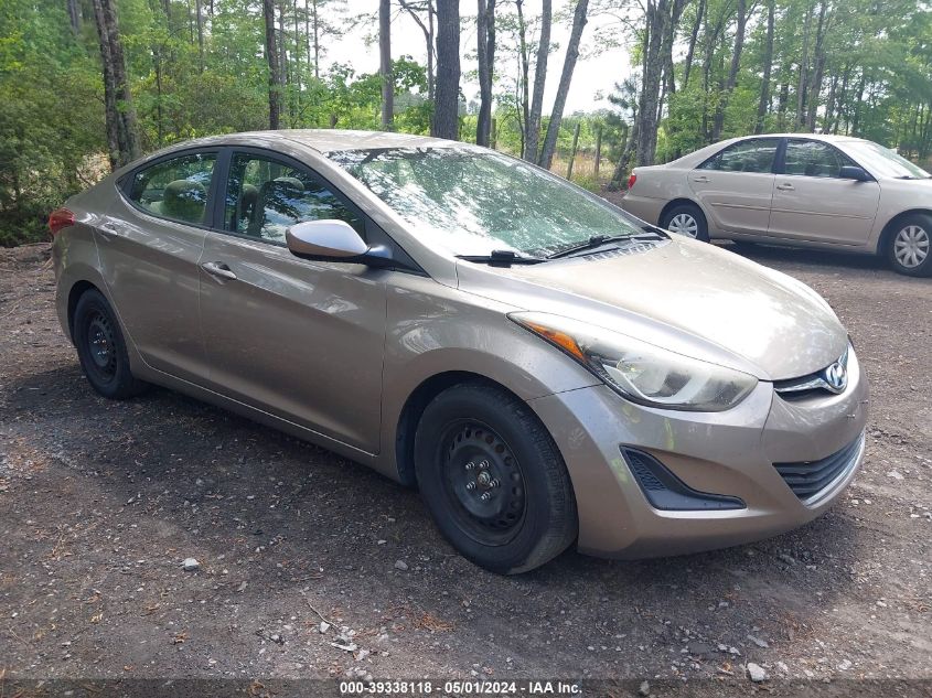 5NPDH4AE3EH472893 | 2014 HYUNDAI ELANTRA