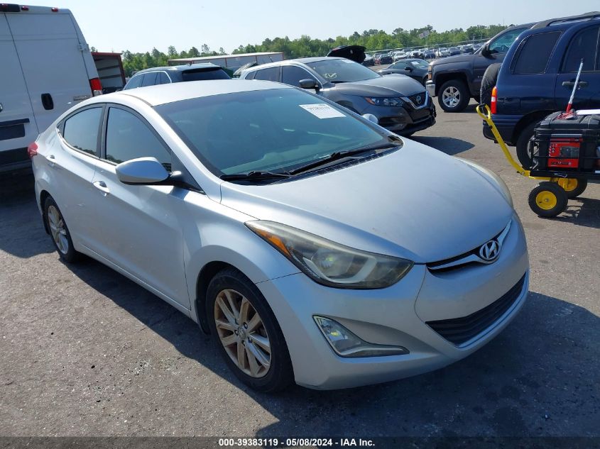 5NPDH4AE3EH481674 | 2014 HYUNDAI ELANTRA