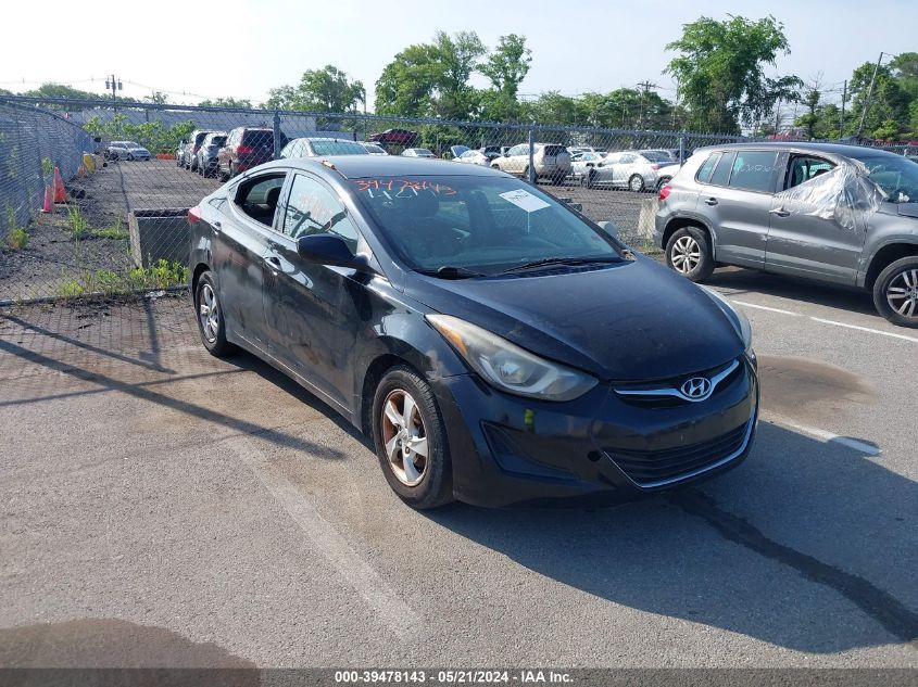 5NPDH4AE3FH596261 | 2015 HYUNDAI ELANTRA