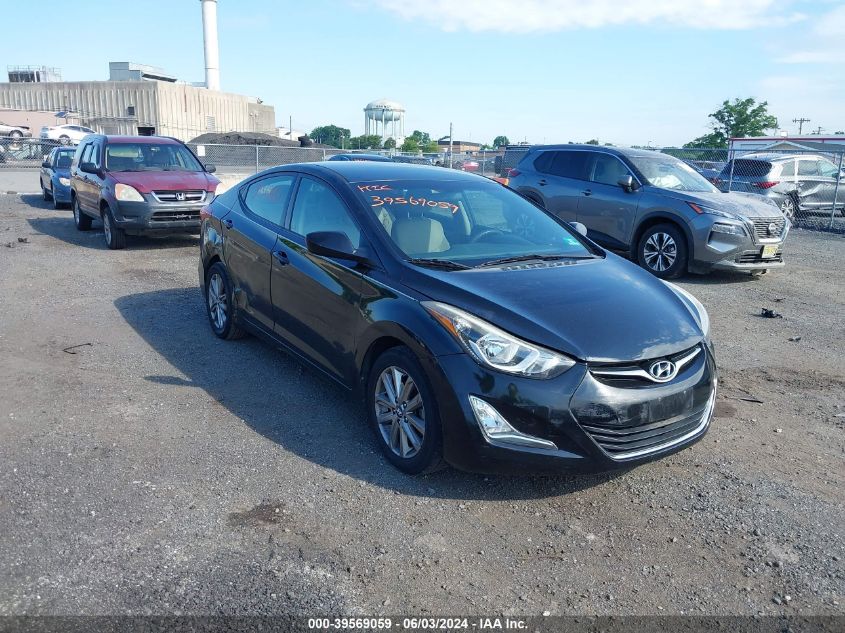 5NPDH4AE5FH564217 | 2015 HYUNDAI ELANTRA