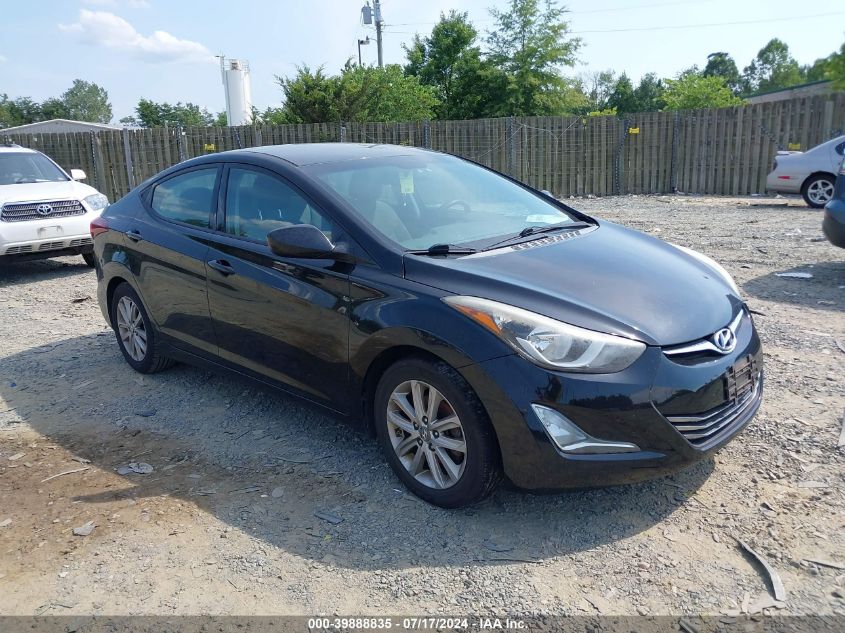 5NPDH4AE6EH543987 | 2014 HYUNDAI ELANTRA