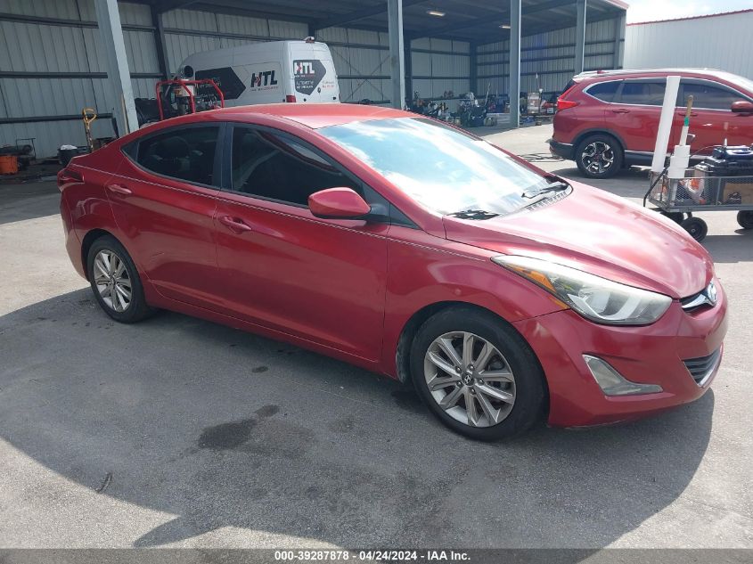 5NPDH4AE6FH622173 | 2015 HYUNDAI ELANTRA