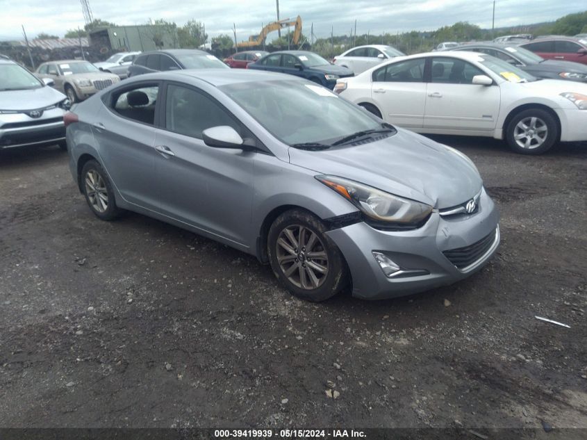 5NPDH4AE6GH697599 | 2016 HYUNDAI ELANTRA