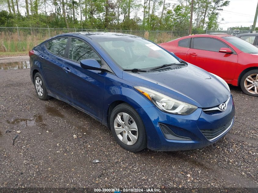 5NPDH4AE7GH688149 | 2016 HYUNDAI ELANTRA