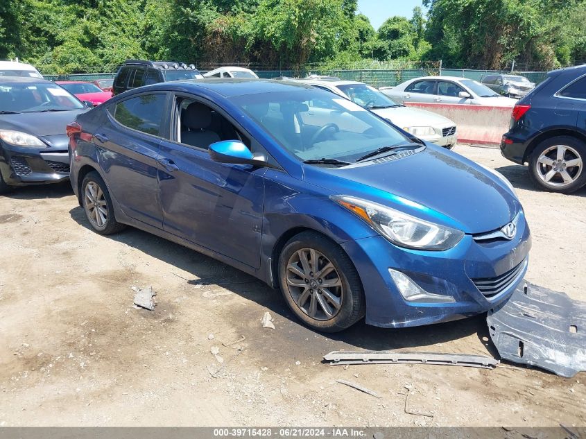 5NPDH4AE7GH796660 | 2016 HYUNDAI ELANTRA