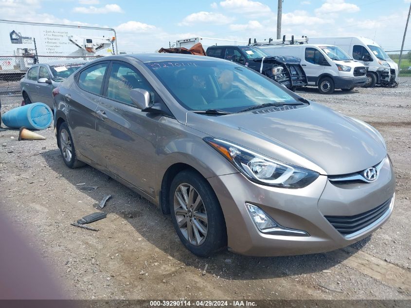 5NPDH4AE8EH512966 | 2014 HYUNDAI ELANTRA