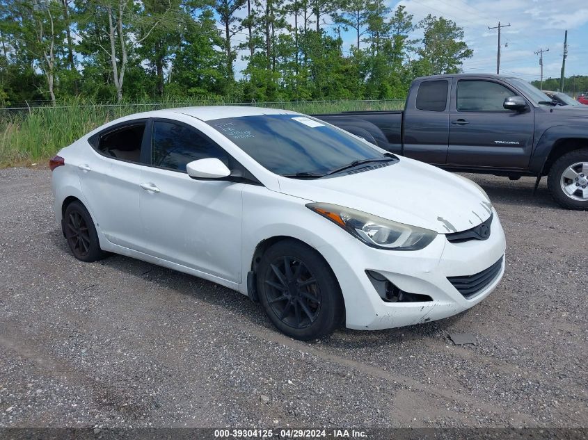 5NPDH4AE8GH655810 | 2016 HYUNDAI ELANTRA