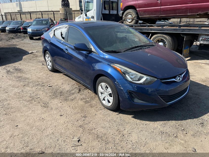 5NPDH4AEXGH679106 | 2016 HYUNDAI ELANTRA