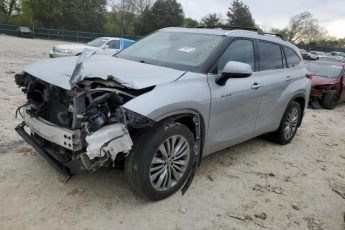 5TDEBRCH1MS035526 | 2021 Toyota highlander hybrid platinum