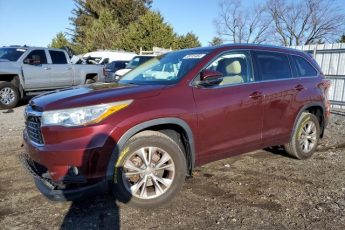 5TDJKRFHXFS121866 | 2015 TOYOTA HIGHLANDER