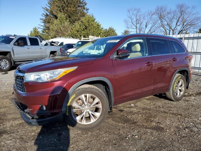 5TDJKRFHXFS121866 | 2015 TOYOTA HIGHLANDER