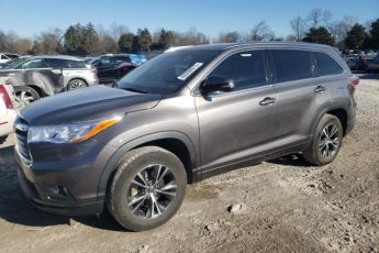 5TDKKRFH7GS158542 | 2016 TOYOTA HIGHLANDER