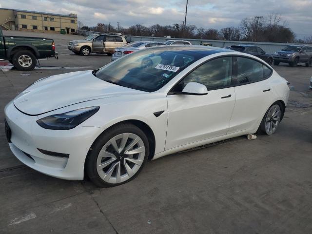 5YJ3E1EB1NF179060 | 2022 TESLA MODEL 3