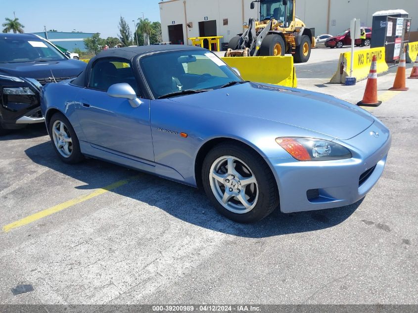 JHMAP11432T003935 | 2002 HONDA S2000