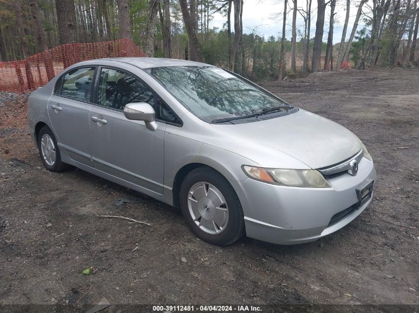 JHMFA36208S008289 | 2008 HONDA CIVIC HYBRID