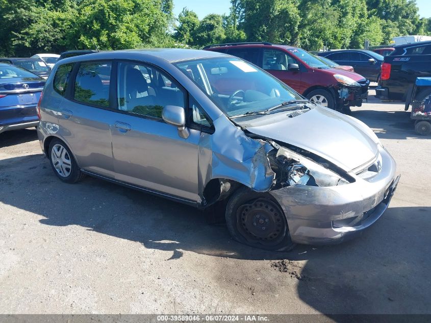 JHMGD37467S021669 | 2007 HONDA FIT