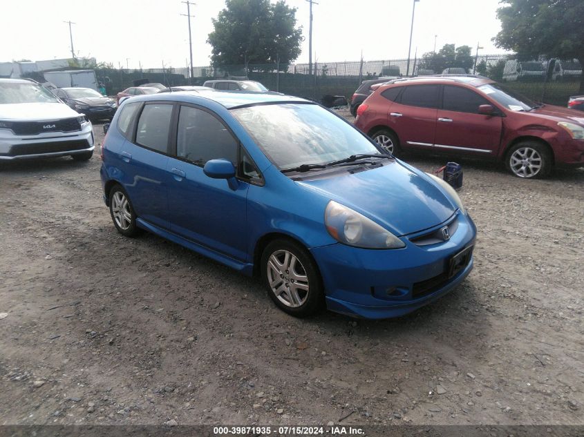 JHMGD37608S025784 | 2008 HONDA FIT