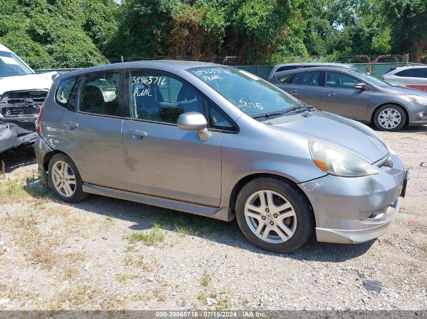 JHMGD37637S034462 | 2007 HONDA FIT