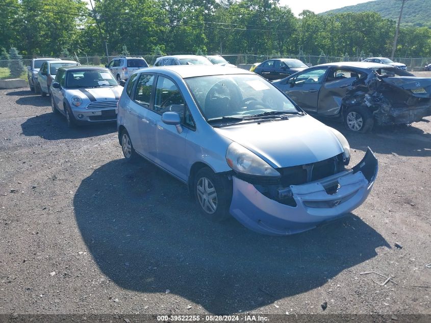 JHMGD38468S033837 | 2008 HONDA FIT