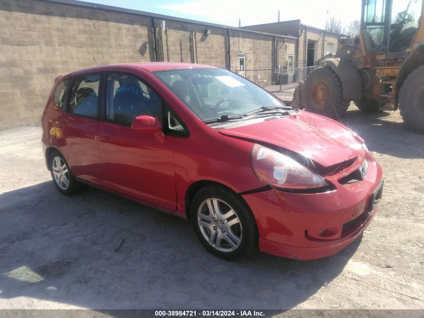 JHMGD38607S058135 | 2007 HONDA FIT