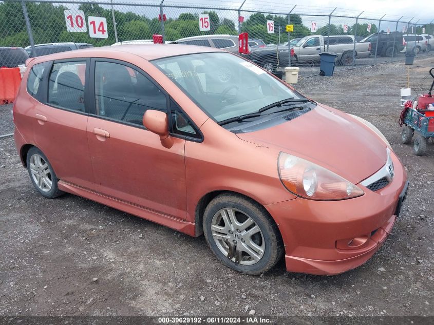 JHMGD38617S057091 | 2007 HONDA FIT