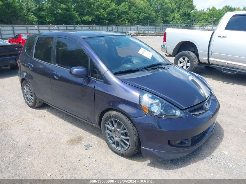 JHMGD38658S012687 | 2008 HONDA FIT