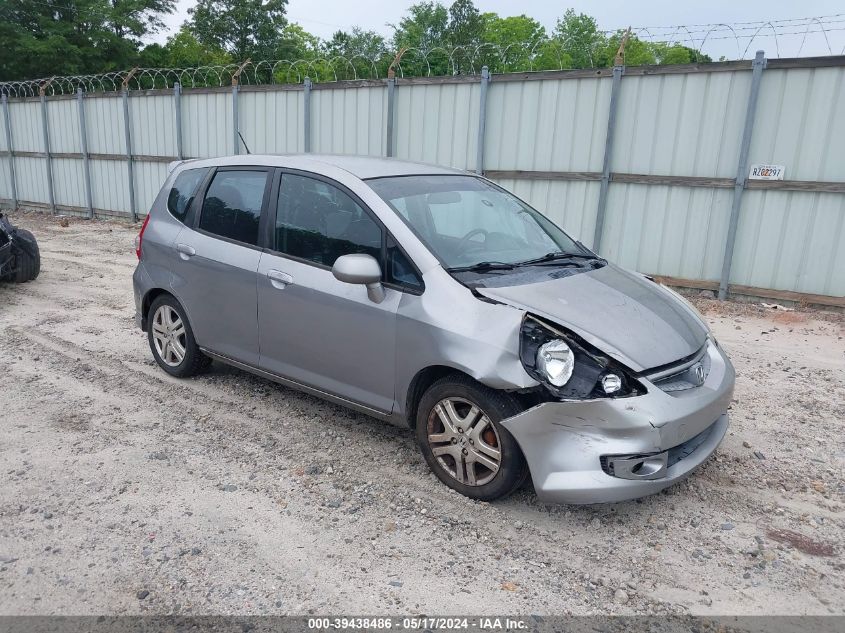 JHMGD38667S049536 | 2007 HONDA FIT