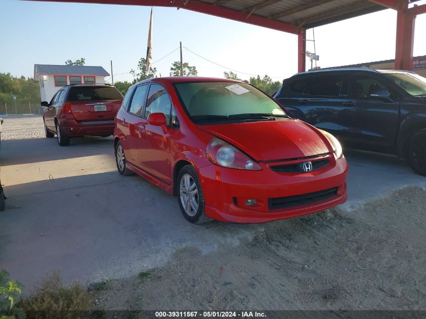 JHMGD38678S002064 | 2008 HONDA FIT