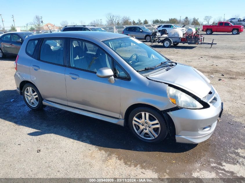 JHMGD38687S023696 | 2007 HONDA FIT