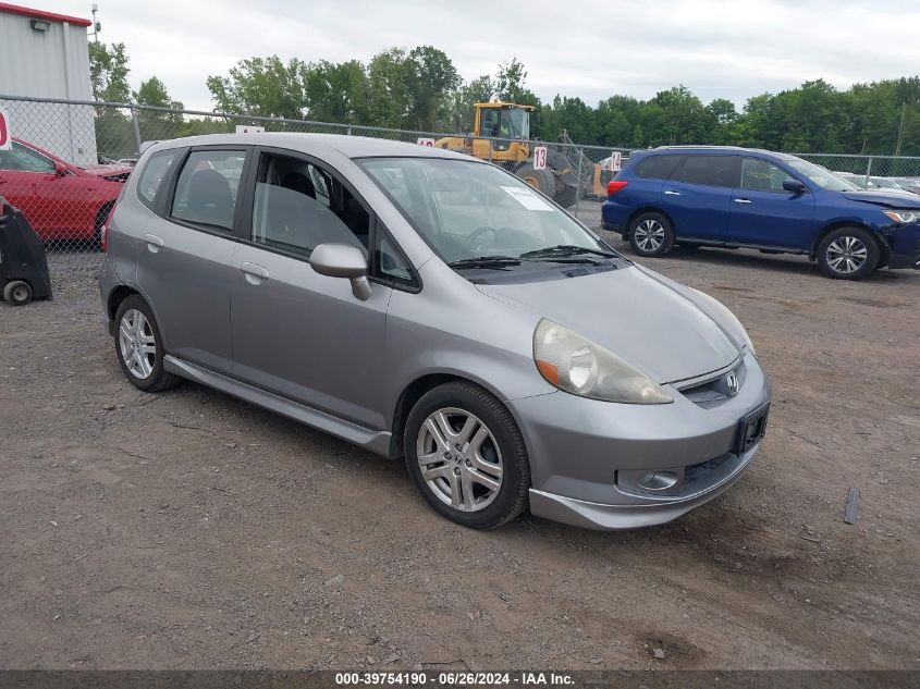 JHMGD38687S037081 | 2007 HONDA FIT