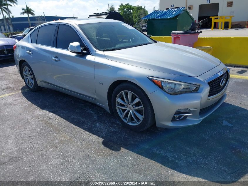 JN1EV7AR5GM345723 | 2016 INFINITI Q50