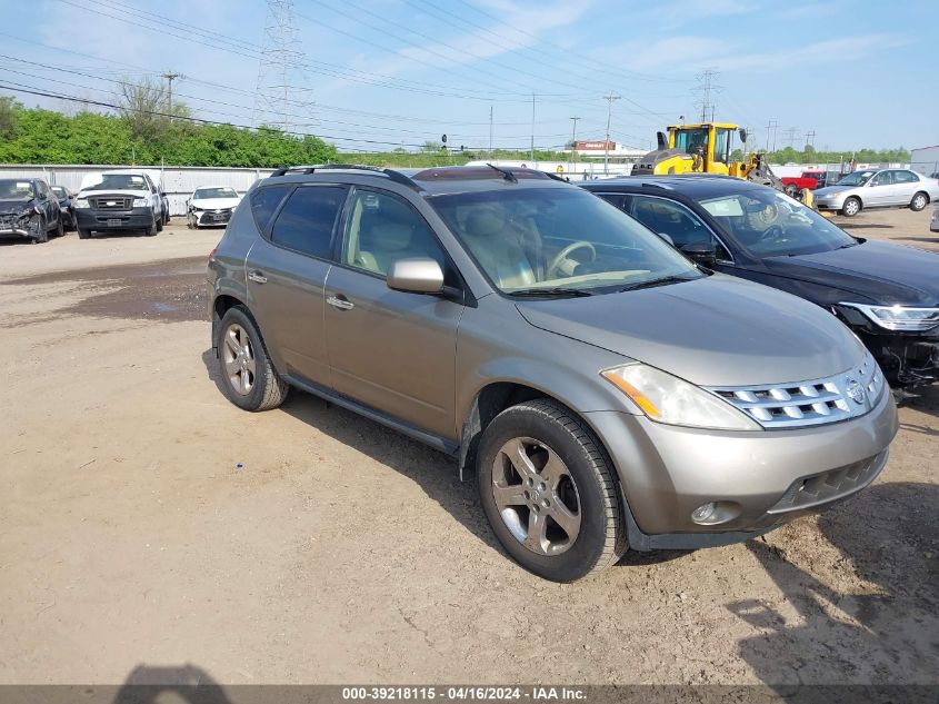 JN8AZ08W14W322740 | 2004 NISSAN MURANO